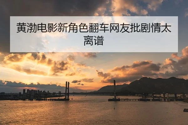 黄渤电影新角色翻车网友批剧情太离谱